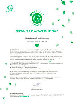 GlobalGAP Membership 2020